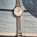 Ceas dama Grovana Swiss Made - safir, sidef, bratara inox